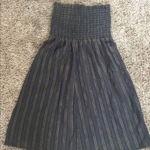 Roxy strapless swim suit cover